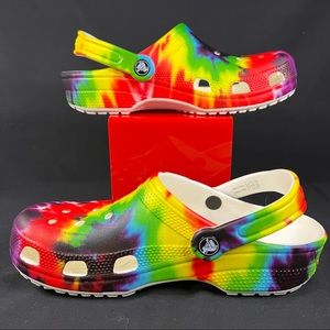 Crocs Tie Dye women's 8 men's 6 preowned